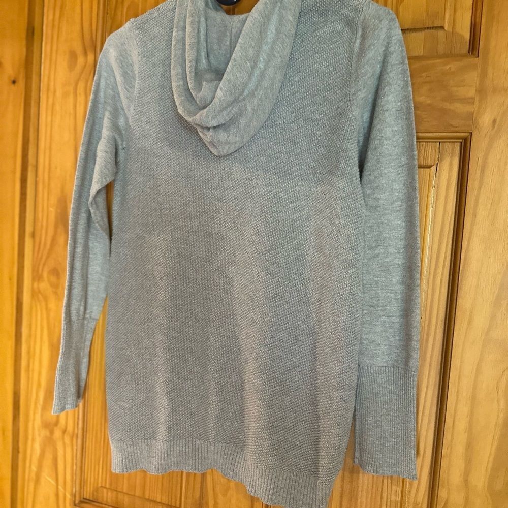 Dakini Gray Sweater Soft Knit with Hood - Picture 4 of 4